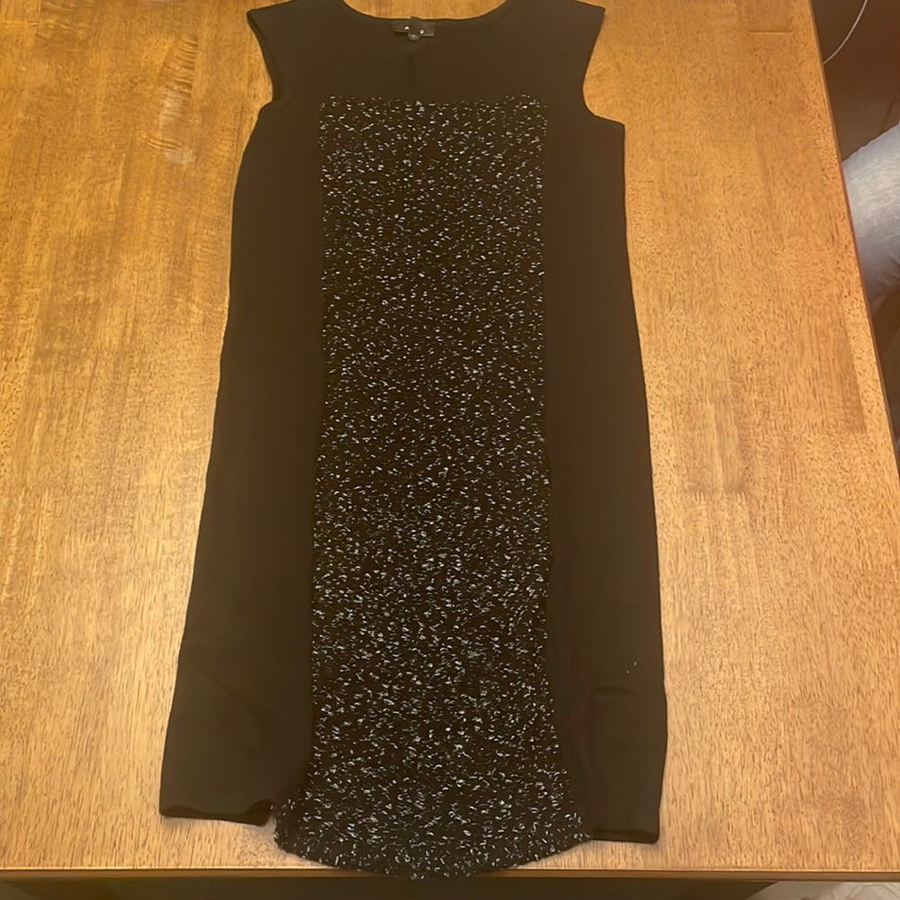 Lady’s black dress